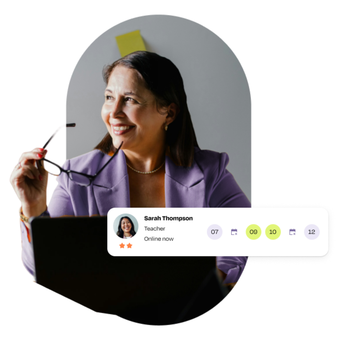 School administrator using ClassCover